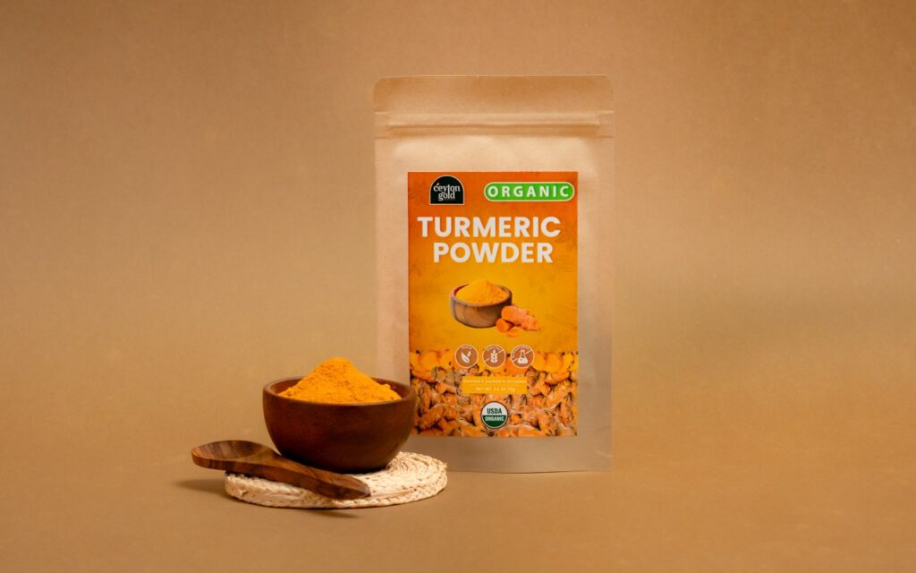 Turmeric Powder - Ceylon Gold Harvest - Organic Ceylon Spices ...